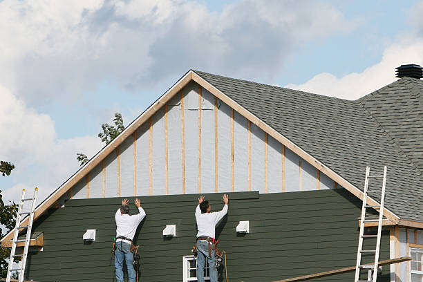 Professional Siding Contractor technician working in Linwood, PA